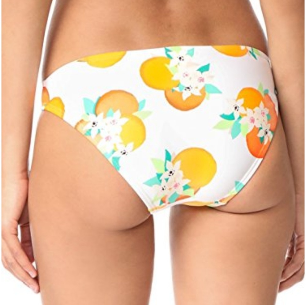 LAST CHANCE! CLOSET CLOSING! Kate Spade bikini orange white floral NWT XS - Picture 7 of 8